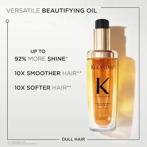 Elixir Ultime Refillable Hydrating Hair Oil - GLAM MODA